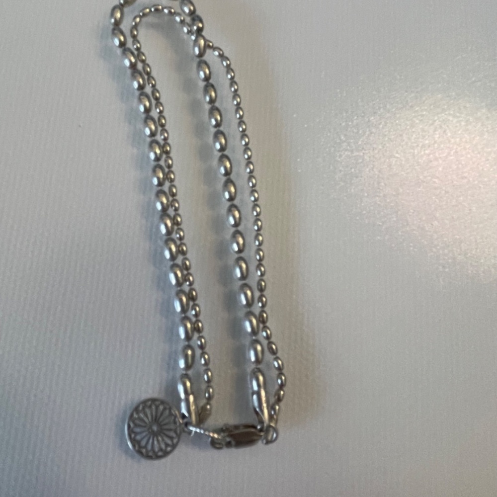 Charleston Double Rice Bead and Gate Bracelet - Picture 3 of 8
